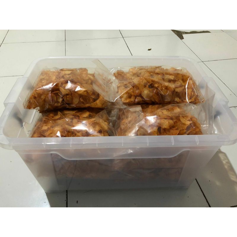 

Keripik singkong pedas