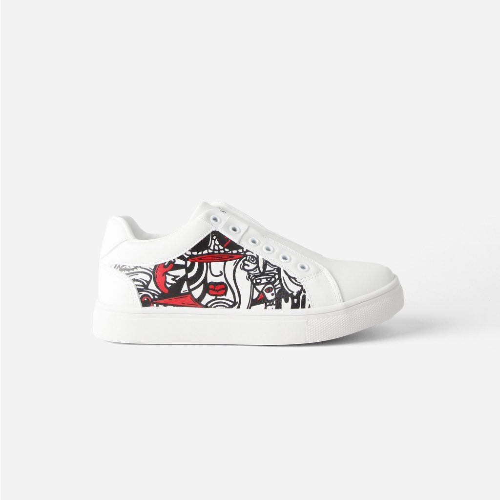 Sepatu Anak Pria / Sepatu Anak Sneaker Jackson Kids Tear 1SG White Red