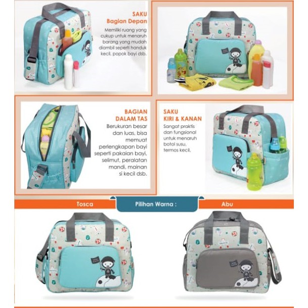 Tas Bayi Ukuran Besar Baby Family Seri 7