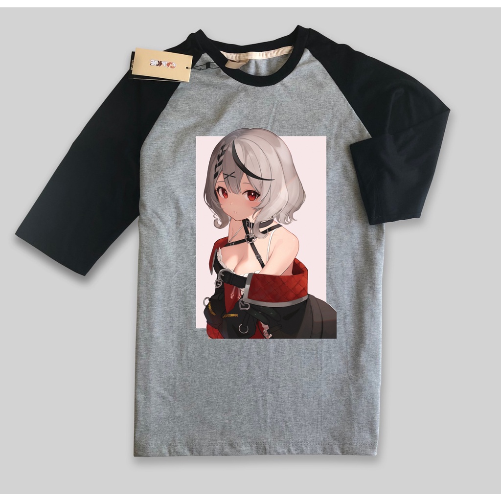 kaos raglan vTuber Hololive Sakamata Chloe Anime