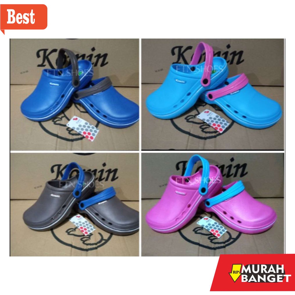 sandal dan sepatu terbaru- SEPATU SANDAL SLOP LABORAN PERAWAT APD PARAMEDIS KOMIN BAIM ORIGINAL WARN