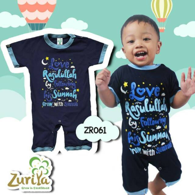 Kaos muslim anak zuriyakids