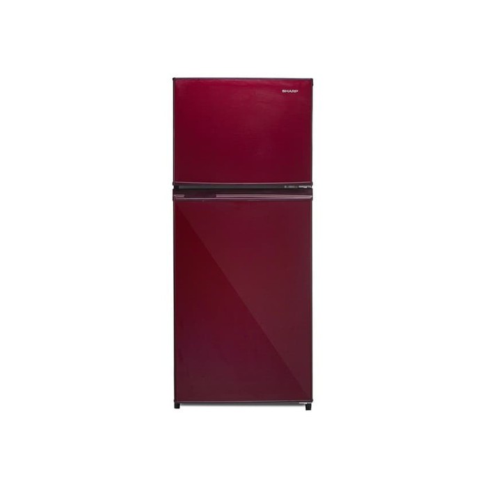 Sharp Kulkas 2 Pintu SJ195MDSR SJ 195MD SR – Merah