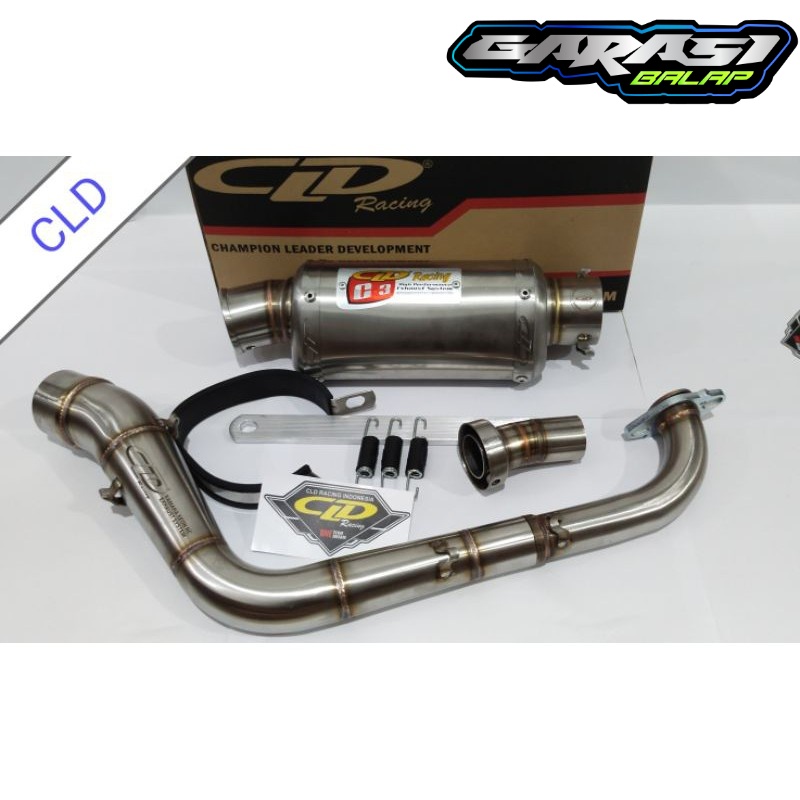 KNALPOT CLD YAMAHA XEON RC C3 BULAT C3 OVAL