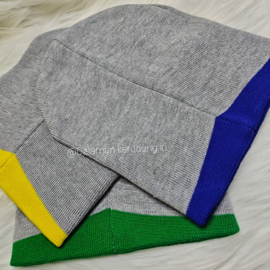 model terbaru - Kupluk Rajut Anak Strip Bawah Warna/ Beanie Hat Anak