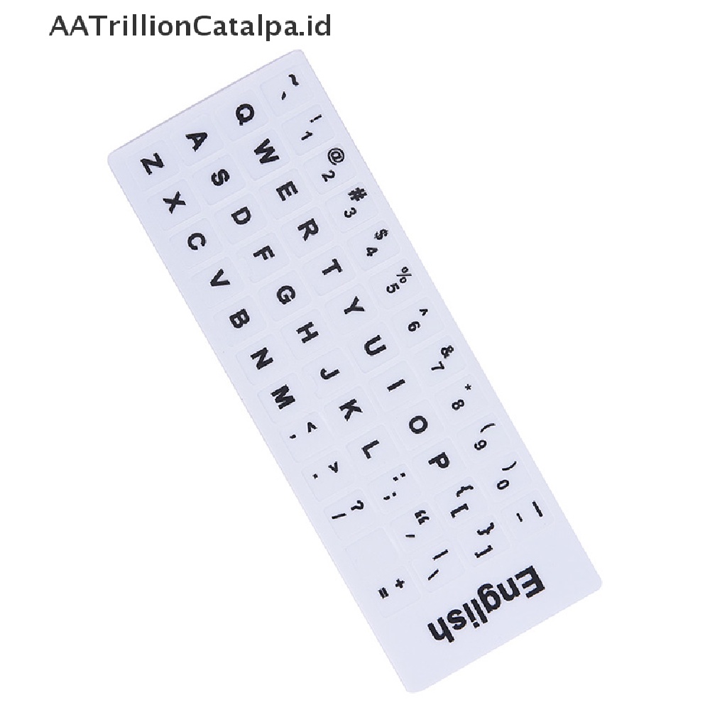 Aatrillioncatalpa Stiker Keyboard Bahasa Inggris Pengganti Untuk Pclaptop