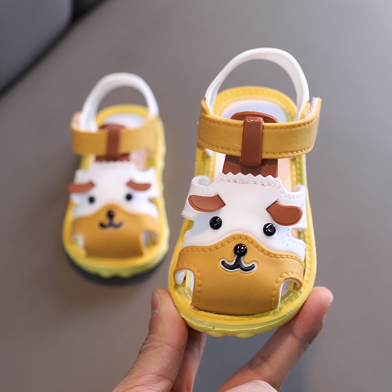 BOBOHO - SEPATU BAYI PREWALKER / SANDAL ANAK IMPOR DOG CUTE / SEPATU SANDAL IMPORT ANAK