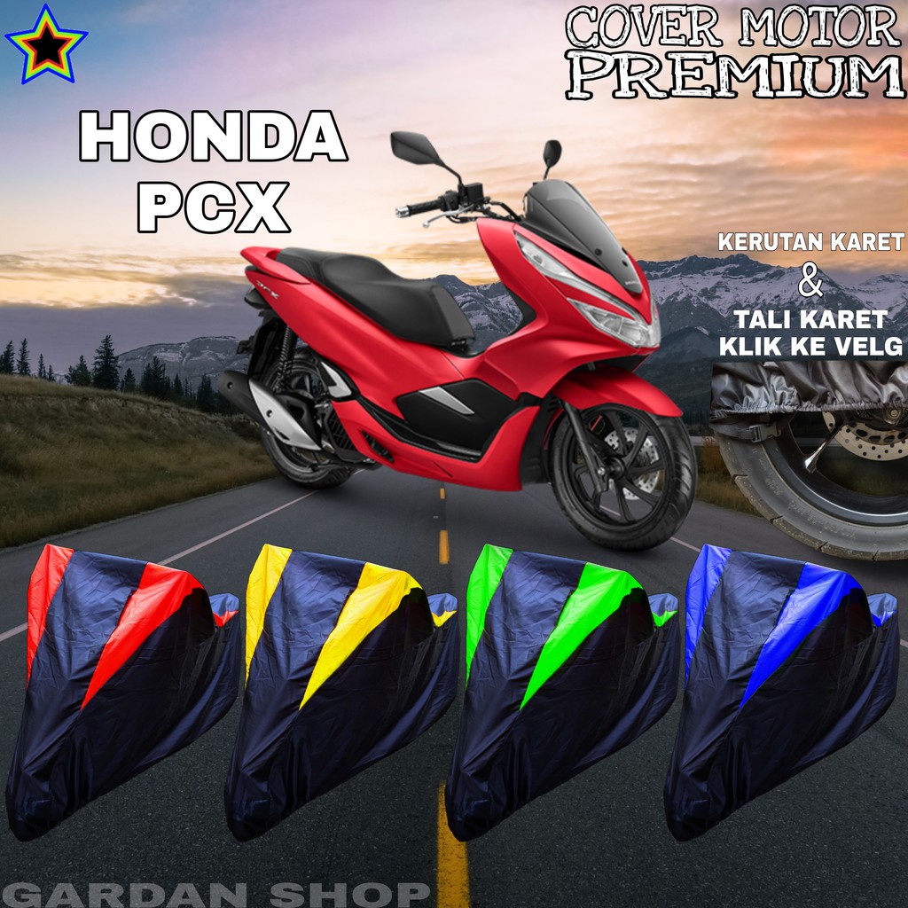 Sarung Motor HONDA PCX Hitam KOMBINASI Body Cover Penutup Pcx PREMIUM