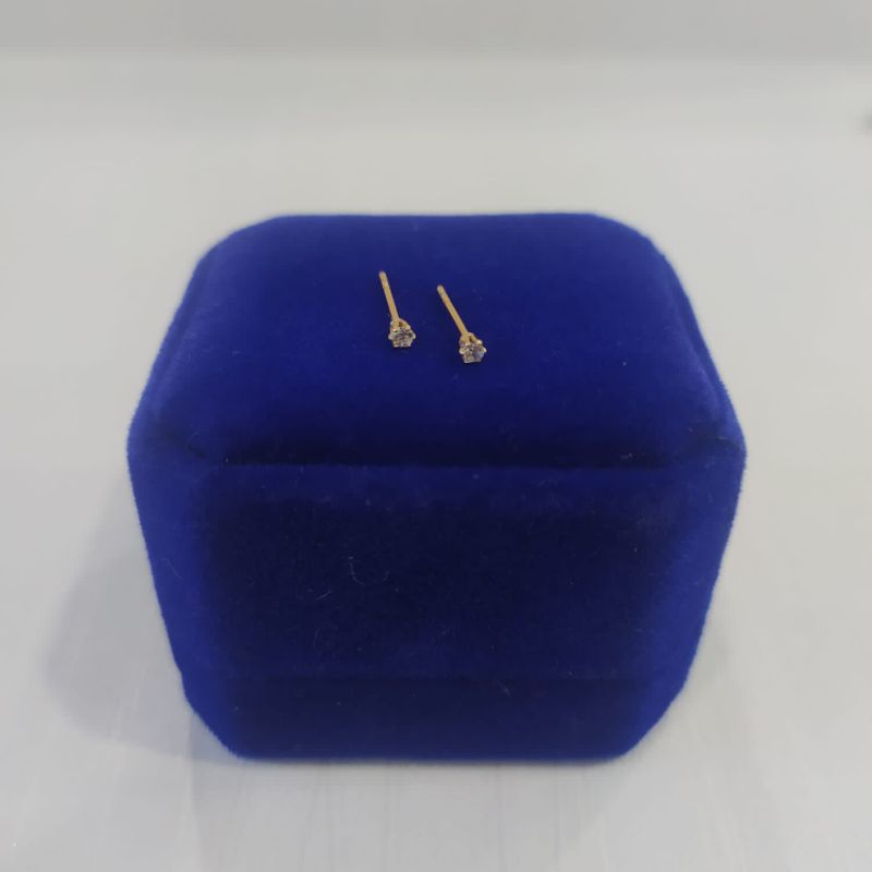 Anting wanita simple anting tindik anting mata satu xuping asli