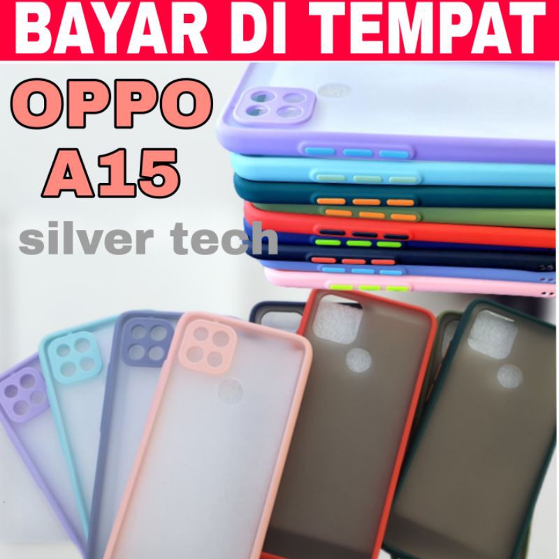 Skin Feel Softcase OPPO A15  A15S Aneka Warna dan Motif