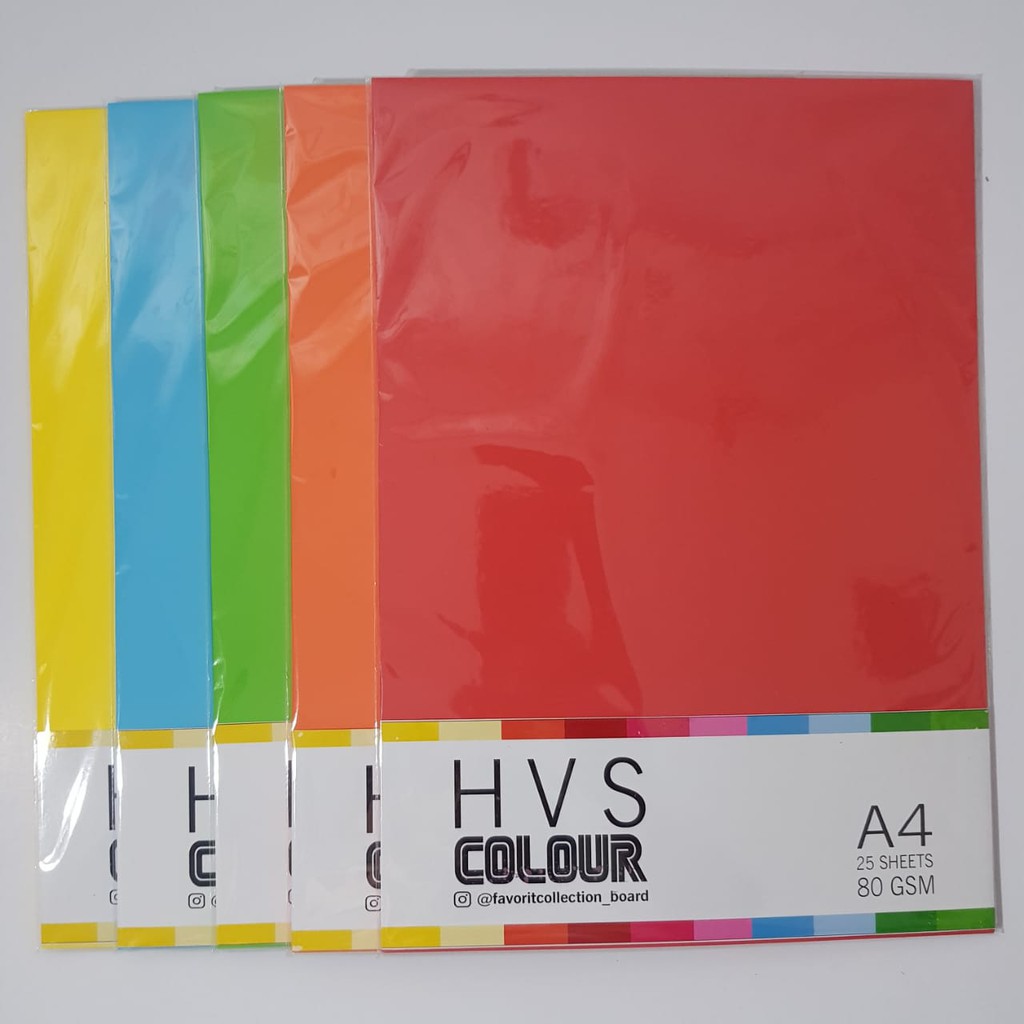 

SIDU HVS WARNA A4 80GSM