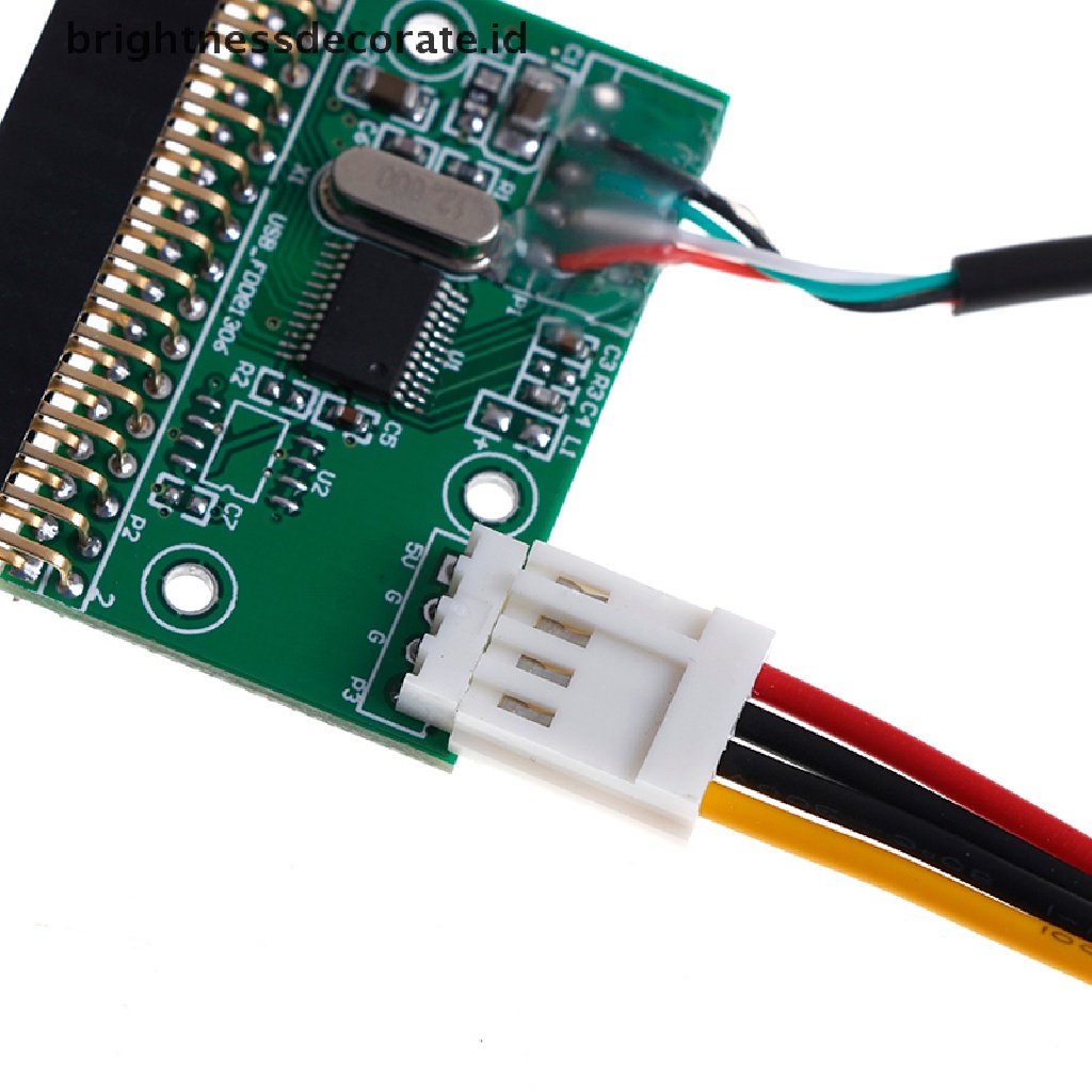 34pin 34Pin Ke Usb 1.44mb 3.5 Inci Adapter Konektor Floppy Drive