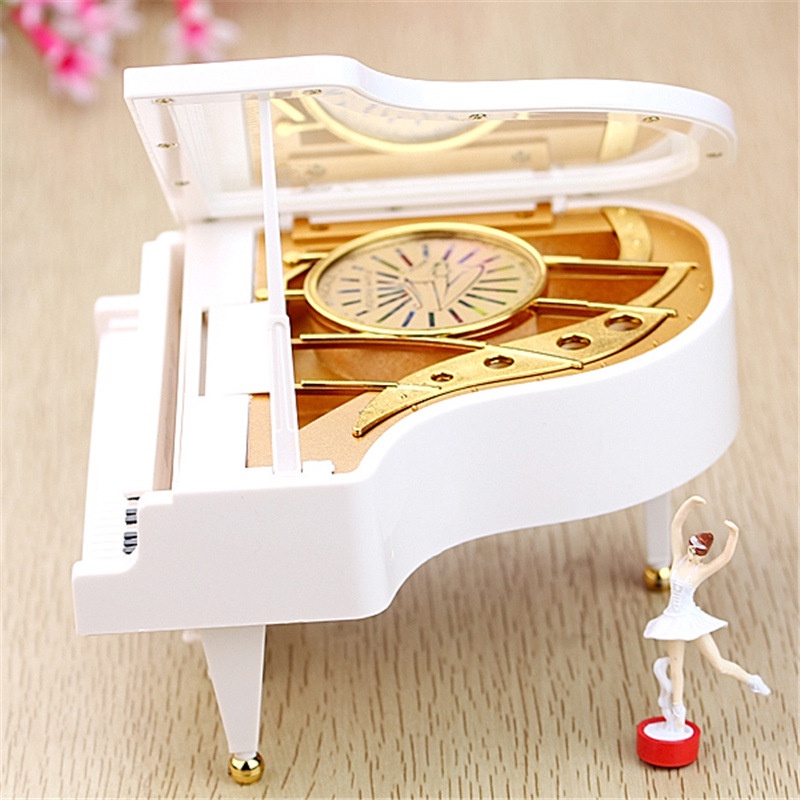 Kotak Musik (Music Box ) Hadiah Ulang Tahun Piano/Gitar/Biola Romantis Ornamen Kreatif Hadiah Wisuda/Liburan/Valentine Untuk Teman/Keluarga/Anak-anak Adiah Terbaik