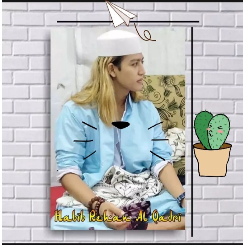 Hiasan dinding Poto kayu, HABIB REHAN