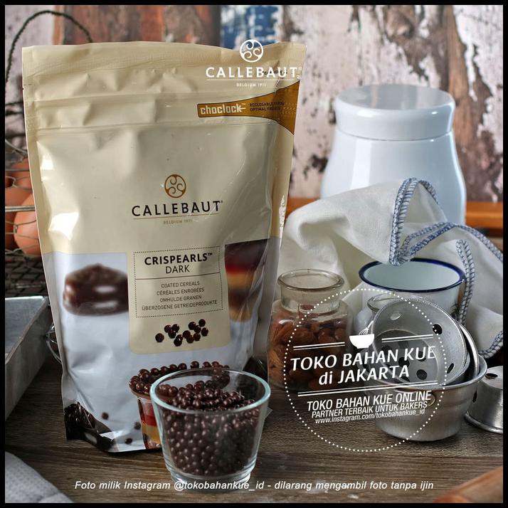 

Yk98 Barry Callebaut Crispearls Dark Chocolate Coated Cereals Coklat 100Gr E4D5