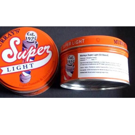 [KODE 293] [ORIGINAL] Pomade Murray's Super Light ORI BPOM Asli Superlight Hold Murays Muray Murray