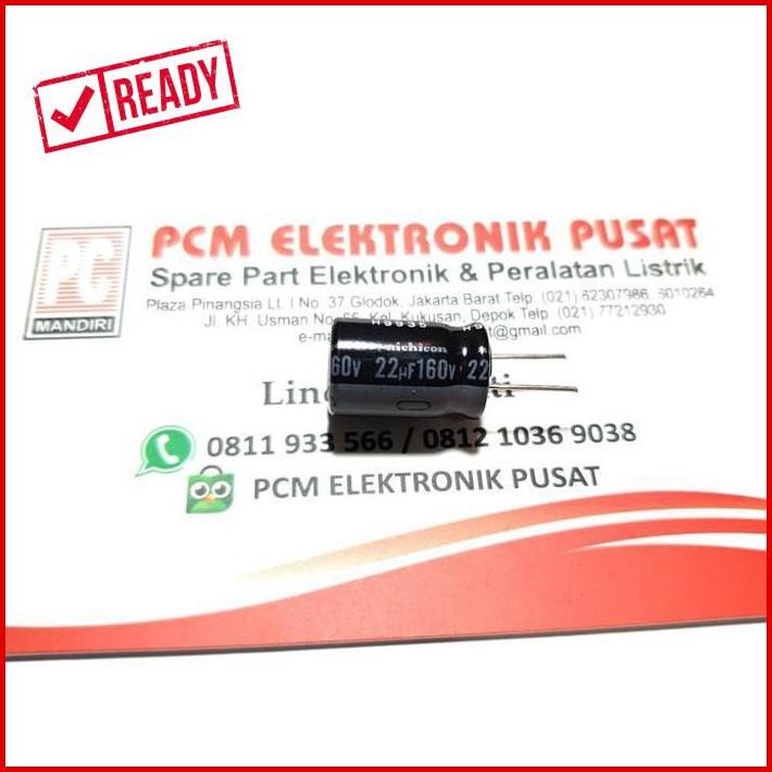 Capasitor Kapasitor Elco 22Uf 160Volt 22 Uf 160 V Pcmel29 Berkualitas