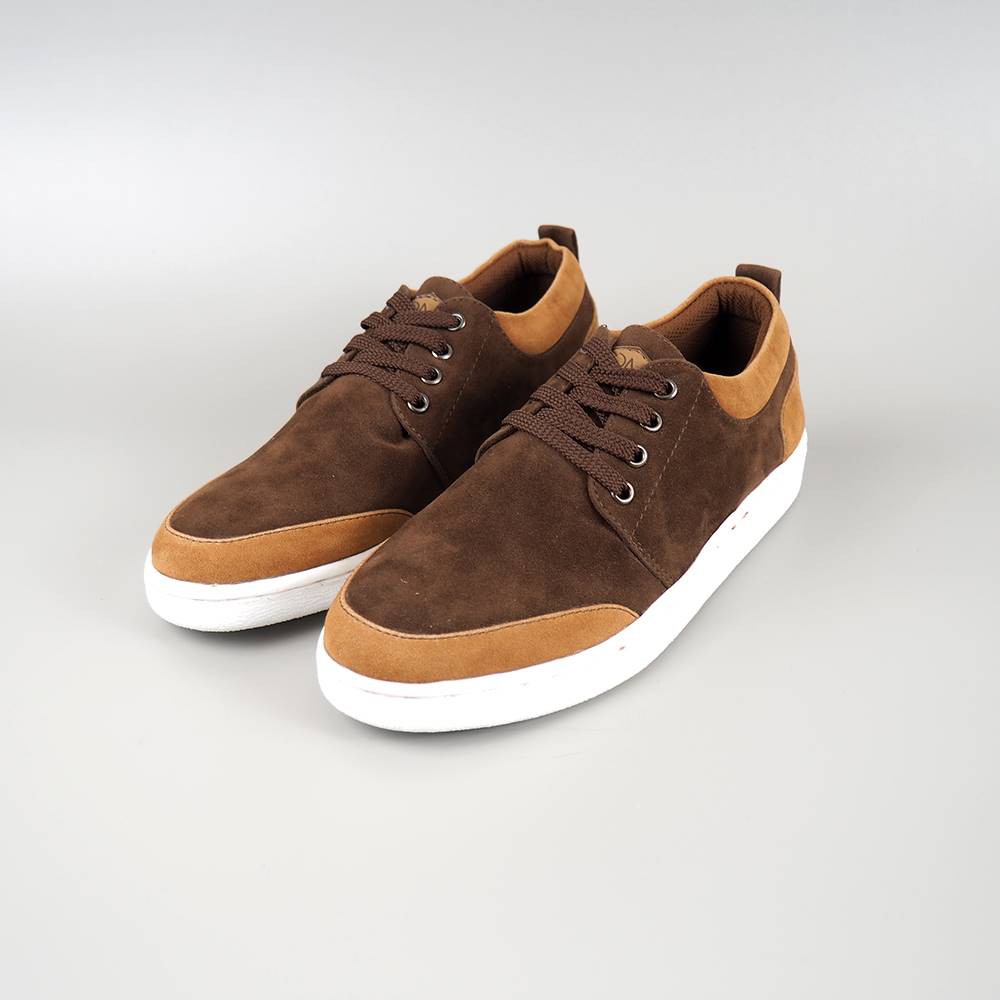 Flip Brown | Sepatu Kets Sporty Santai Kasual Laki Pria Cowok Sneakers Footwear Ori | FORIND x GDNS