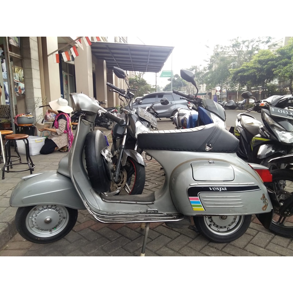 Jok vespa klasik super sprint model vespa modern Matic