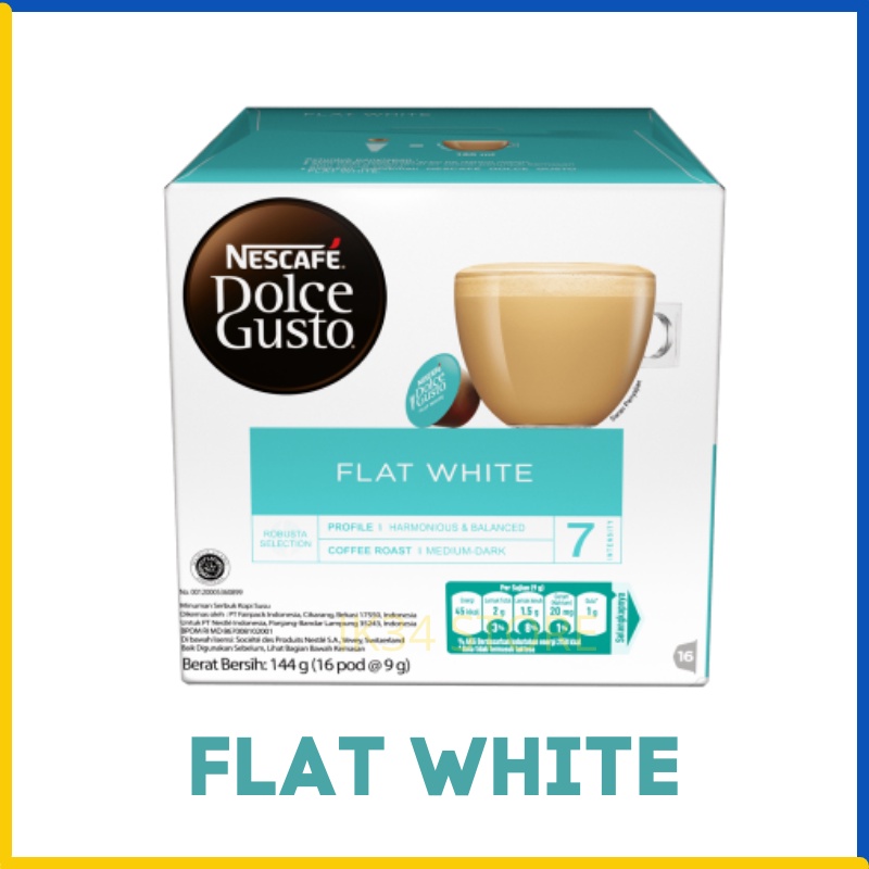 

Nescafe Dolce Gusto Flat White Capsule 1 Box