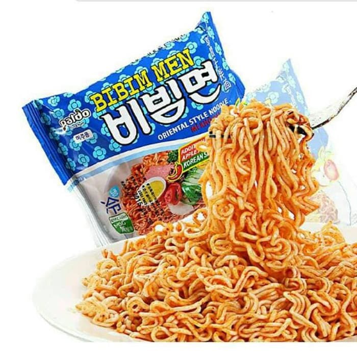 

Paldo Bibim Men - oriental style noodle - mie dingin Korea