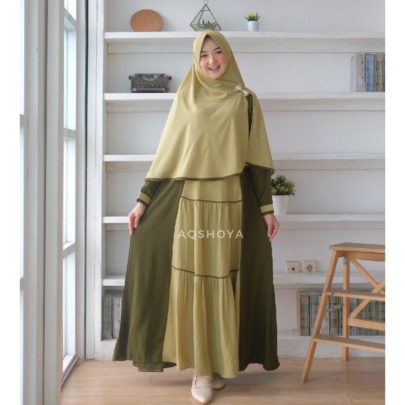 GAMIS SYAMILA BY AQSHOYA FREE BONUS SPESIAL