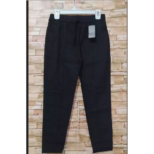 CELANA PANJANG  WANITA STRETCH MODEL CUBIT BAGGY PANTS BAHAN CINOS TEBAL HALUS (ML.XL.XXL BB 45-85)