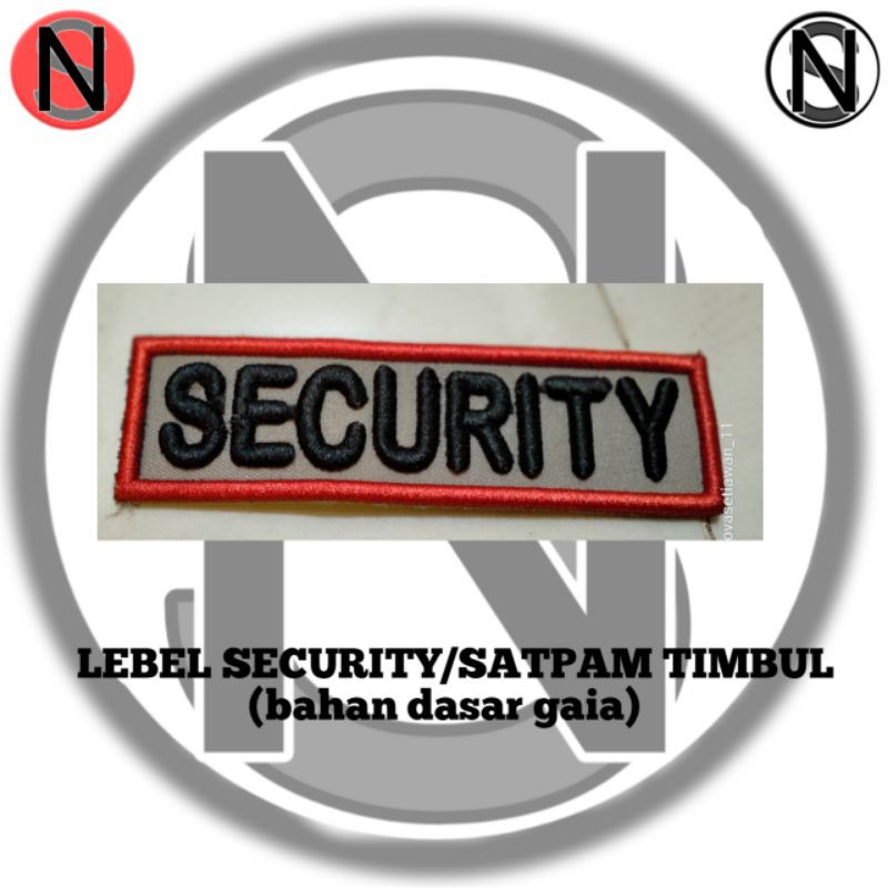 lebel security/ satpam timbul