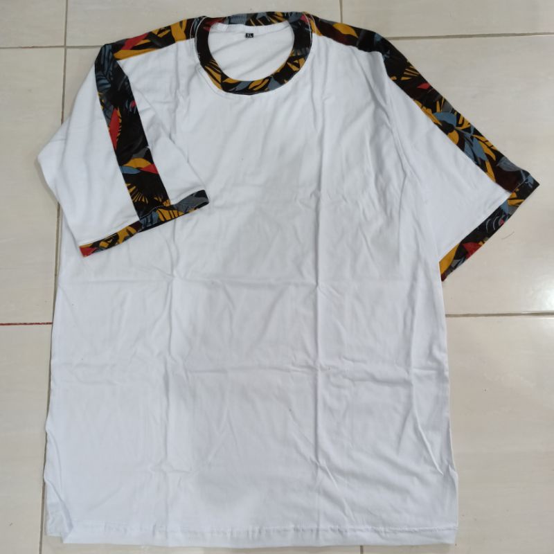 kaos kombinasi taping Hawai size S-5XL