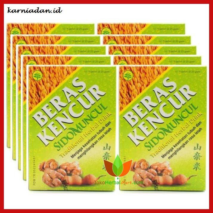 

lanoisidartdrink- beras kencur sidomuncul 1 box isi 5 sachet - agen resmi sido muncul -asliii-