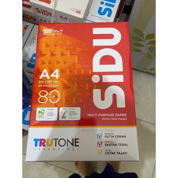 

Kertas hvs sidu A4 80gsm