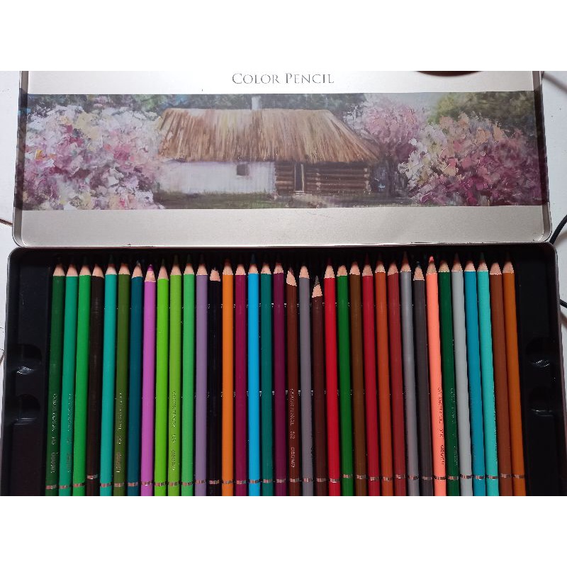 

preloved pensil warna oil deli