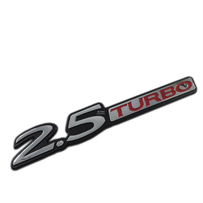 1pc Stiker Emblem / Badge Tulisan 3.5 &quot;Pengganti Bahan ABS Untuk Belakang Mobil 3.0 3.5&quot;