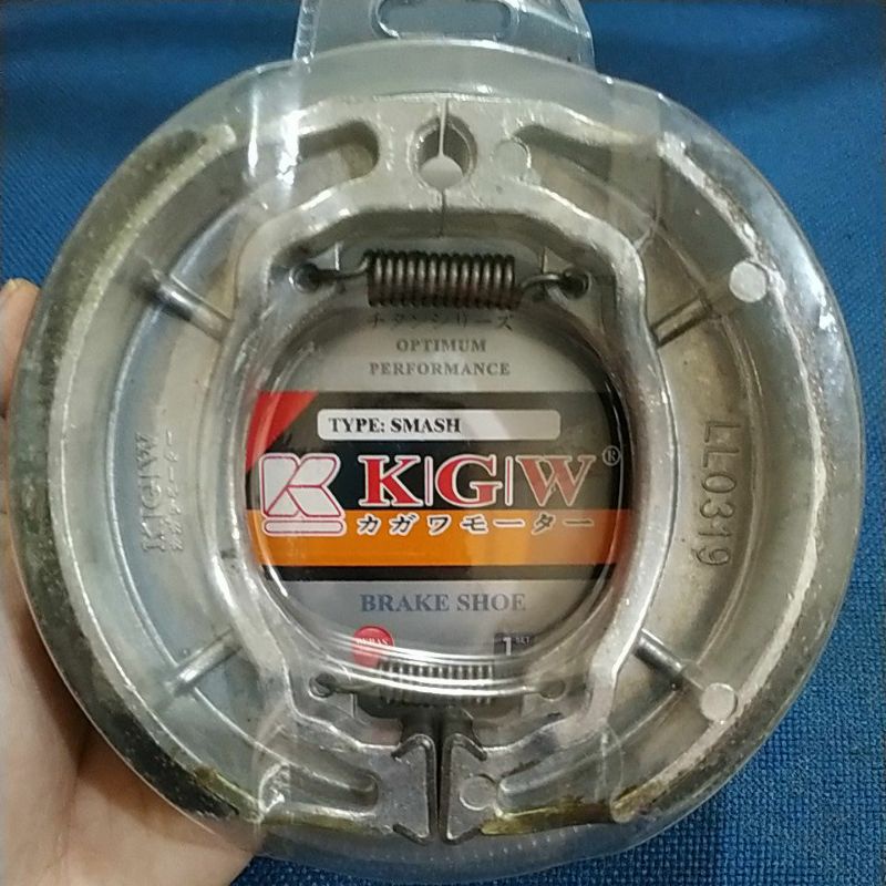 kampas rem belakang tromol smash, shogun KGW