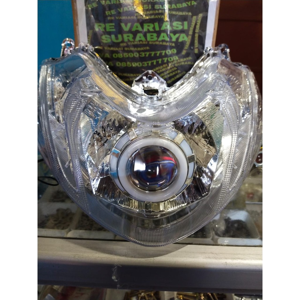 lampu depan yamaha mio m3 set projie gen1
