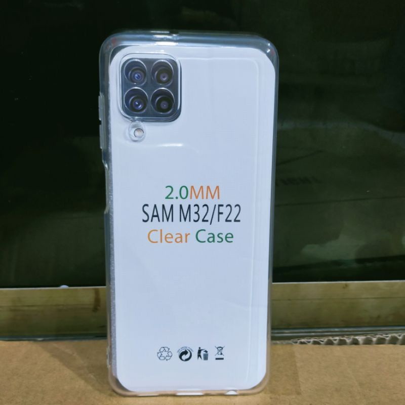 Clear Case HD Samsung M10/M32/M33/S8 plus/S20 Tebal transparan anti Slip 2.0 mm