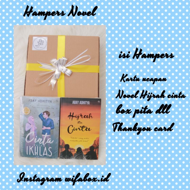 

HAMPERS NOVEL /NOVEL CINTA /HAMPERS DOI