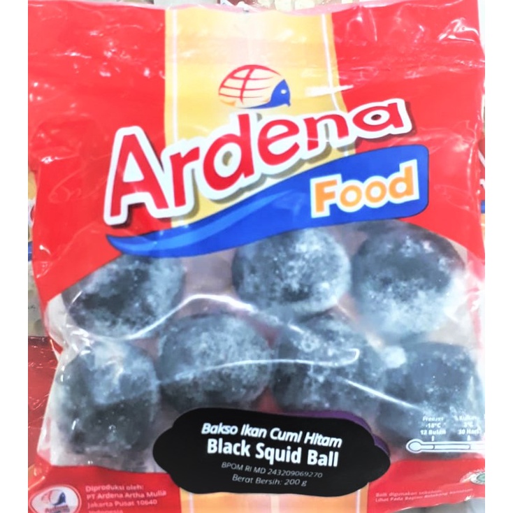 

Ardena Black Squid Ball (olahan cumi) 200gr