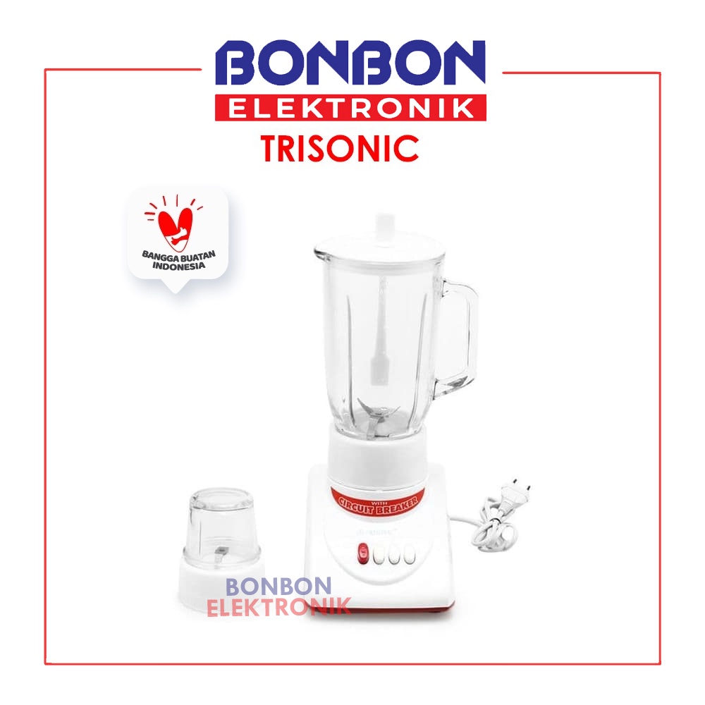 Trisonic Blender MX-T2GN Blender 3 in 1 / MXT2GN Blender kaca