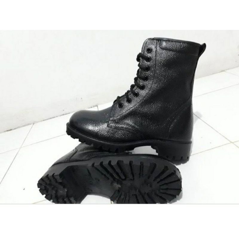 SEPATU PDL KULIT JERUK ASLI JATAH PEMBGIAN TNI