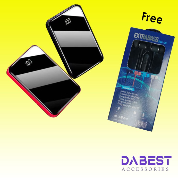 Power Bank Laser DL02 FREE Headset Laser  GARANSI 1 TAHUN