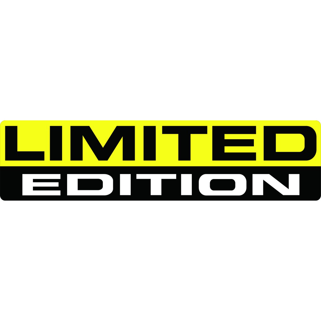 

sticker custom tulisan limited edition 20 x 5 cm