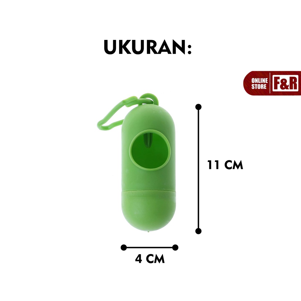 Tempat Sampah Mini Kecil Dispenser Kantong Plastik Sampah Kotoran Hewan Tempat Kresek Bekas Popok