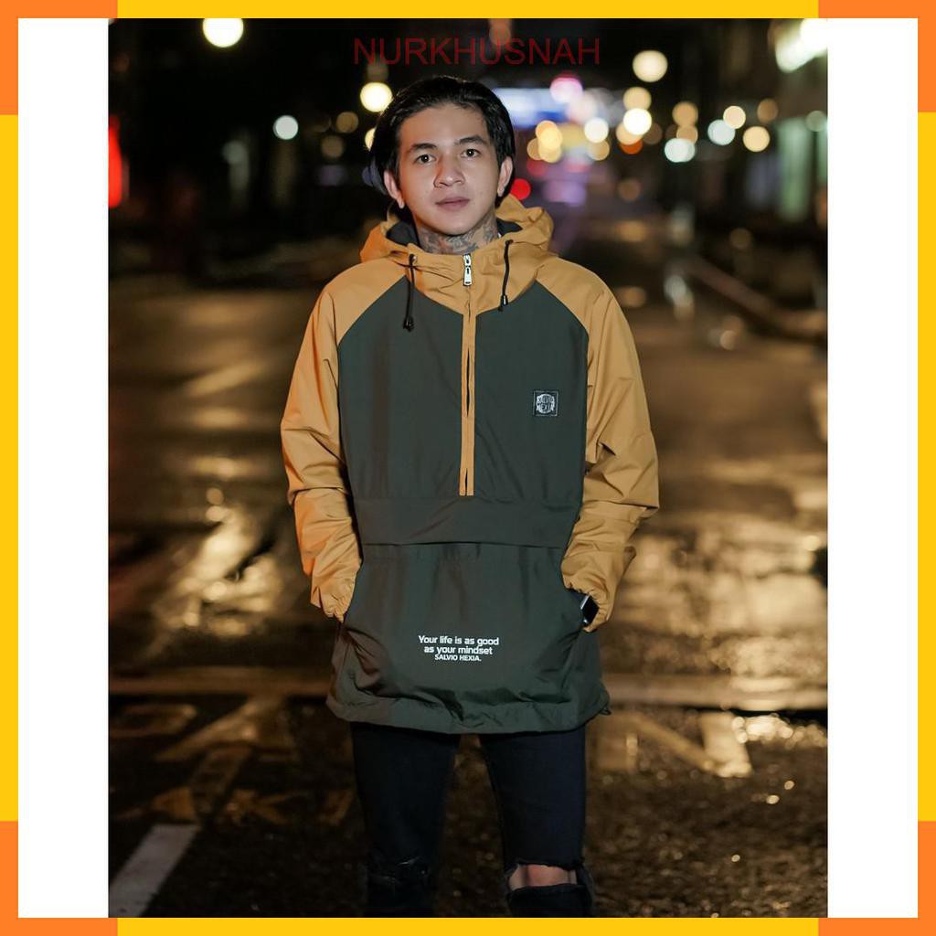 ORI JAKET CAGOULE PLAT SALVIO HEXIA JAKET CAGOULE JAKET SALVIO HEXIA JAKET KANTONG DORAEMON