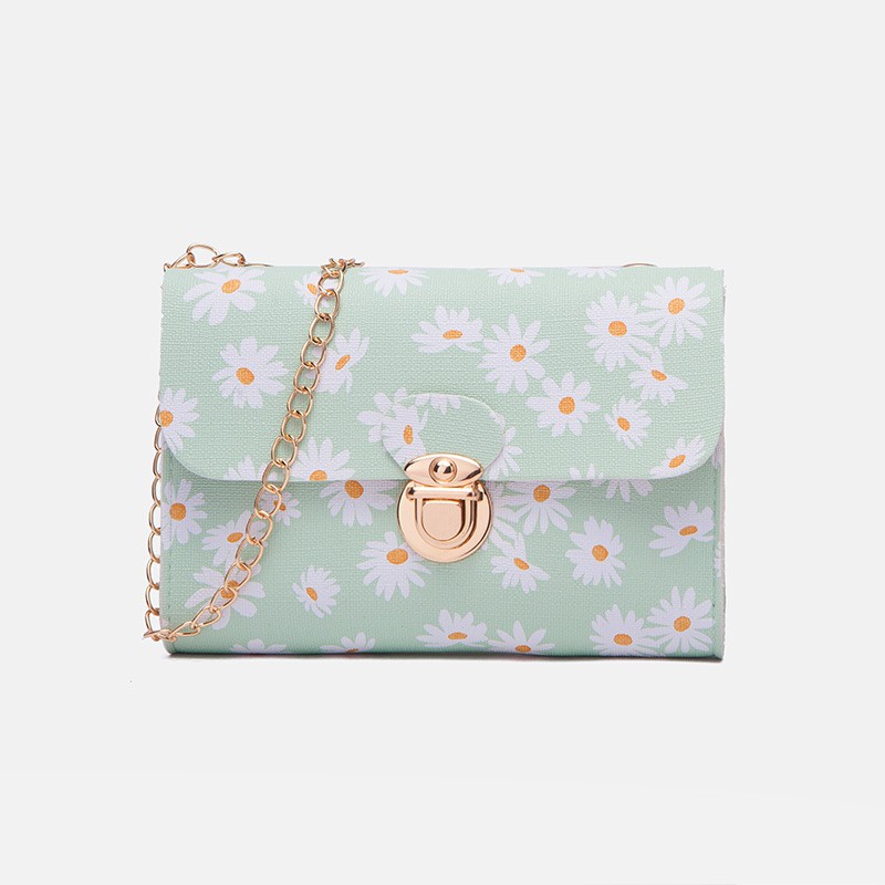 Tas Selempang Wanita Impor Bunga Daisy Flower Vintage Lomenia TAS007
