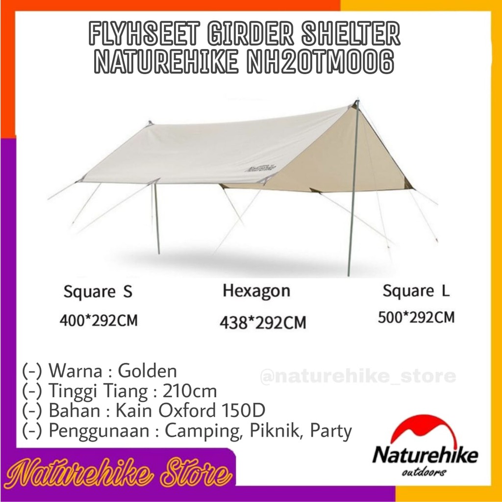 Flysheet Girder Shelter Naturehike NH20TM006
