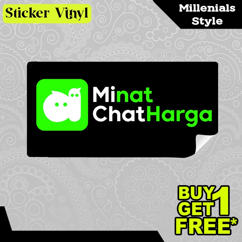

Stiker Sticker Michat Minat Chat Harga Tulisan Kalimat Gaul dan Kekinian Aesthetic Bahan Vinyl Satuan Anti Air