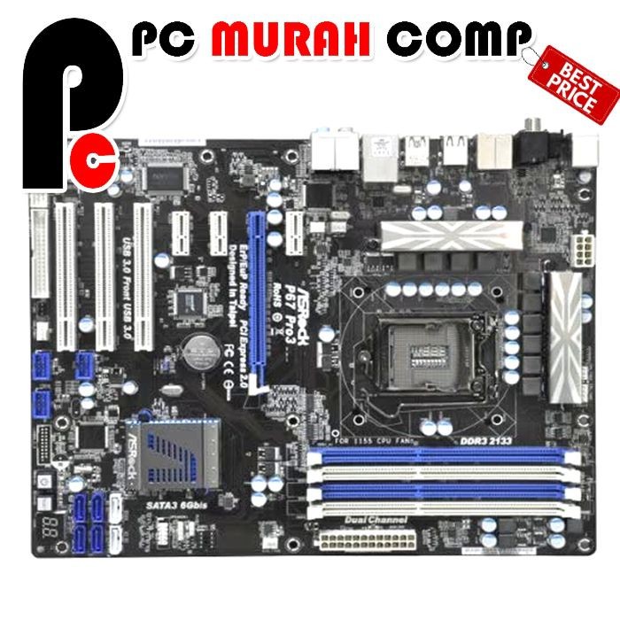 MOTHERBOARD LGA 1155 H67 ATX Merek Asrock