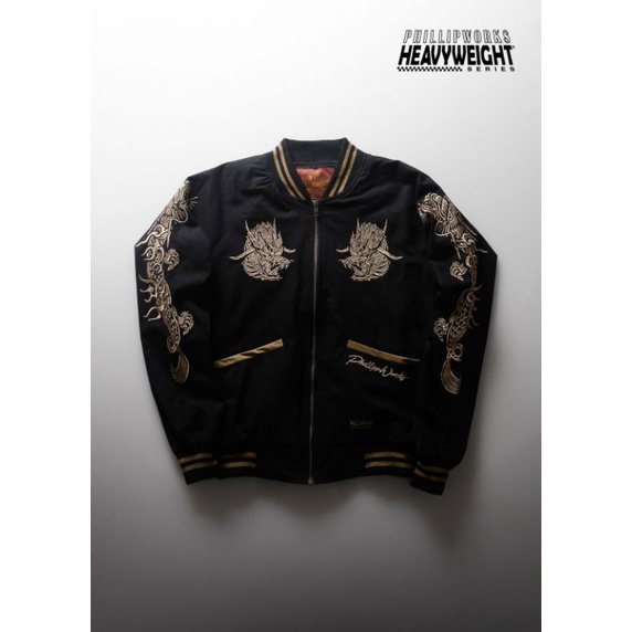 JAKET SUKAJAN PHILLIP WORKS BLACK TIGER