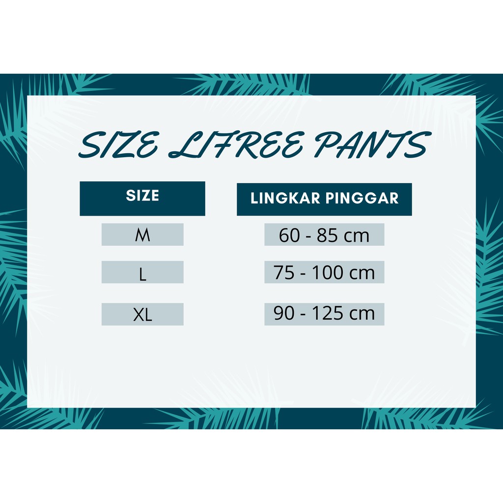 LIFREE PANTS POPOK CELANA DEWASA || PEMPERS CELANA DEWASA PRIA WANITA SIZE (M,L,XL,XXL) 1 PCS